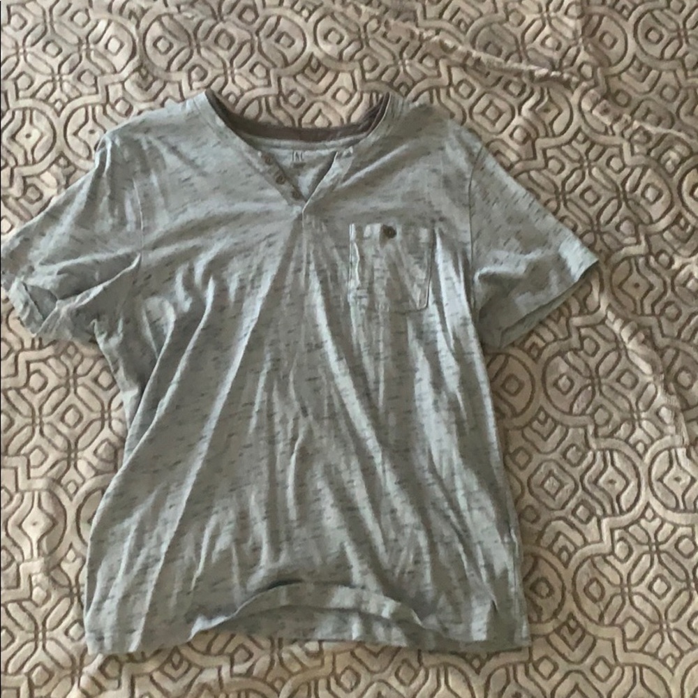 Baby blue w/ grey tee